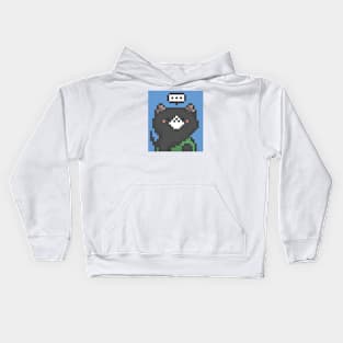 Pixel Cat 145 Kids Hoodie